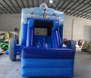 Thương mại đông lạnh vận chuyển lâu đài Inflatable Bouncer Combo với trượt để bán - Product Image 4