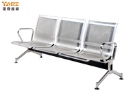 Chaise en attente d'hôpital d'aéroport d'acier moderne adaptée aux besoins du client de style moderne pour la YA-51 de centre commercial et d'hôtel d'école