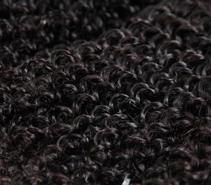 Cambodgien Indien Naturellement 20 pouce Crépus Bouclés Armure de Cheveux pour les Femmes Noires - Product Image 5