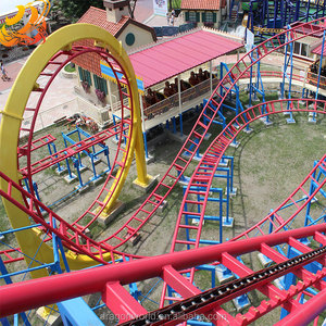 Parque <span class=keywords><strong>de</strong></span> diversiones atracciones al aire libre 24 p montaña rusa para venta - Product Image 1