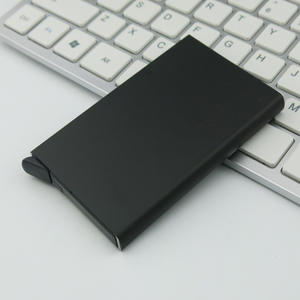 Dompet Tipis Anti-RFID 2024 dengan Tempat Kartu Magnetik Pop-Up Berbahan Aluminium untuk Bank Model Merah-untuk Promosi - Product Image 4