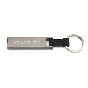 Clé <span class=keywords><strong>USB</strong></span> Métallique Super Mini en Promotion 8 Go 16 Go 32 Go 64 Go avec Porte-clés Style Pendrive - Product Image 3