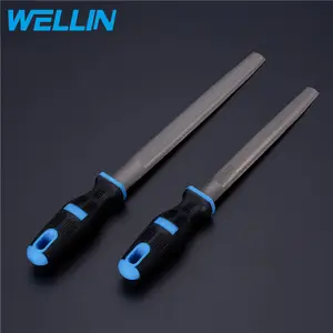 Hot Sale High Carbon Flat Machining Surface Durable Steel Files For Sharping Trimmers, Edges And Blades Half Round Steel FIles