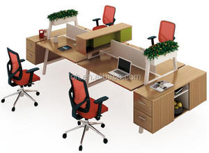 Espacio <span class=keywords><strong>Abierto</strong></span> Oficina Muebles de melamina de cubículo estación de trabajo para co-Trabajo - Product Image 2