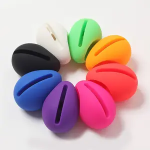 Mini amplificador de som/alto-falante/mini ovo de silicone, em formato de ovo, para tablet/celular