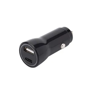 High Quality Factory Direct Supply PD18W Car Charger Type C USB Car Charger DC 5V 2.4A 1 X USB,TYPE-C Customized Universal YUBAO
