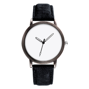 Montre quotidienne décontractée pour hommes en promotion avec bracelet en cuir PU Montre design Accepter Logo personnalisé Sublimation - Product Image 1