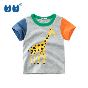 Caractère urbain enfants à la mode garçons vêtements d'é<span class=keywords><strong>t</strong></span>é en gros <span class=keywords><strong>t</strong></span>-shirts - Product Image 4