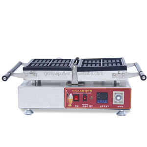 Bar equipo flip waffle máquina <span class=keywords><strong>de</strong></span> fabricación <span class=keywords><strong>de</strong></span> <span class=keywords><strong>Bélgica</strong></span> waffle maker personalizado waffle <span class=keywords><strong>de</strong></span> hierro para la venta - Product Image 4
