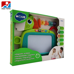 Hola juguetes de <span class=keywords><strong>dibujos</strong></span> animados diseño de caballo niños tablero de dibujo magnética con luz y música HC437144 - Product Image 2