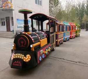 Petit Électrique Mini Panoplie Adulte Enfants Manèges Center Commercial Parc D'attractions Train Sans Voie Ferrée À Vendre