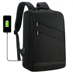 Lymech venta al por mayor del OEM 12 15,6 pulgadas USB de Nylon, barato, de China Oem impermeable computadora Lap Top portátil mochila bolsa de caso para los hombres y las mujeres