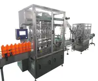 ประสิทธิภาพเครื่องดื่มอัตโนมัติผลิตภัณฑ์ใหม่ขวดขนาดเล็กน้ำผลไม้ขวดน้ำมะนาวเครื่องบรรจุสายการผลิต
