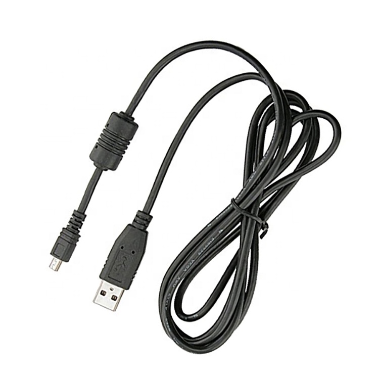 28AWG Pure Copper USB 2.0 A Male to 8P Mini USB 2.0 Data Cable for