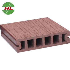 Eco Friendly Co extrusión sintético de teca al aire libre Wpc Decking hueco precios - Product Image 1