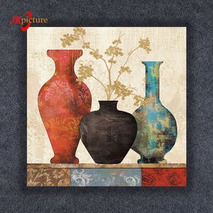 Produttore di Vendita Vaso di <span class=keywords><strong>Fiori</strong></span> <span class=keywords><strong>Dipinti</strong></span> Arte su Tela per La Decorazione Domestica - Product Image 2