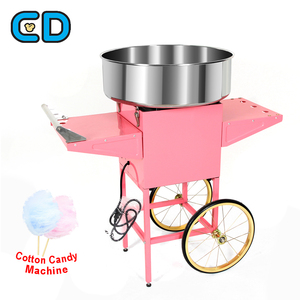 Professionnel Sucre Barbe à papa Faisant La Machine Grande Jolie Rose Fabricant De Barbe À Papa Rose Chariots À Vendre - Product Image 1