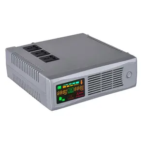 UPSインバーター充電器シミュレートされた正弦波1200w12V/24VDCからAC220V/230VLCDディスプレイ