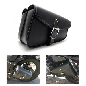 Sacs de selle en cuir PU imperméables pour café Racer sac à outils de transport de bagages latéraux universels accessoires de <span class=keywords><strong>moto</strong></span> - Product Image 2