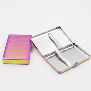 Colorful Tobacco Case Smoking case Metal Cigarette <strong>Box</strong> <strong>Herb</strong> case Smoking Accessory China Manufactory Cigarette Boxes Packaging - Product Image 3