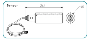 PFDO-700-0-FW ISO Китай прямой оптовая продажа с фабрики Probest флуоресценции сделать метр кислорода детектор воды для рыбы
