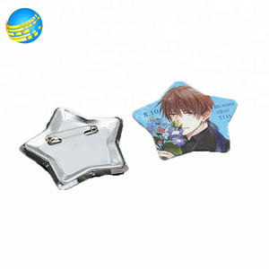 Chất lượng tốt nhất vuông beauty hình nút pin kim loại <span class=keywords><strong>badge</strong></span> - Product Image 3