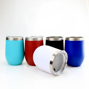 12 oz buen precio doble pared aislar taza, vaso con tapas para <span class=keywords><strong>vino</strong></span> - Product Image 5