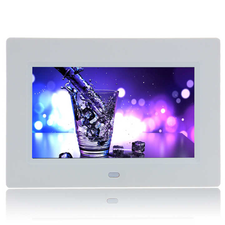 Multi functional advertising LCD screen 7 inch digital photo frame