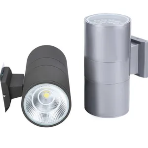 China großhandel dekoration oben und unten lampe rgb moderne leuchte außen outdoor wasserdicht led wand licht