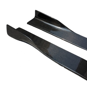 Kit de cuerpo de maletero de fibra de carbono para coche, faldas laterales universales para <span class=keywords><strong>BMW</strong></span>, longitud personalizada - Product Image 6