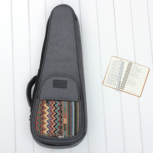 Sac à Ukulélé Longteam BrandUB-20 rembourré, style bohème, sac à dos en éponge avec double sangle, <span class=keywords><strong>housse</strong></span> pour ukulélé - Product Image 2