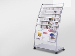 Metallo di giornali e riviste del basamento display <span class=keywords><strong>rack</strong></span> scaffale - Product Image 4
