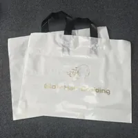 Custom Biodegradable PE Plastic Shopping Bag with Handle