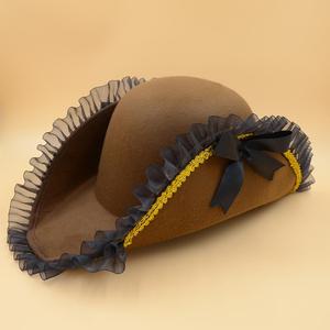 Chapeau de <span class=keywords><strong>pirate</strong></span> pour femmes de luxe MH-3033 <span class=keywords><strong>accessoire</strong></span> de déguisement de fête d'halloween classique - Product Image 1