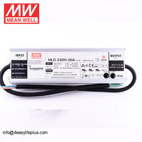 Meanwell एसी/डीसी कनवर्टर HLG-240H-36AB 240 w 36 v एलईडी बिजली की आपूर्ति