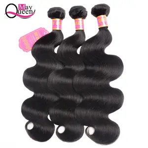 Body Wave Virgin Hair Bundles with Closure Grade Brazilian Wholesale 10A Remy Hair Hair WEAVING Machine Double Weft ALL Colors