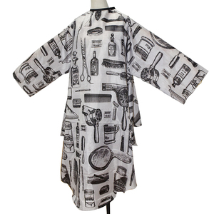 Capes de barbier en tissu Polyester, vêtements de travail pour barbier de haute qualité, pour <span class=keywords><strong>coiffeur</strong></span>, 1 pièce - Product Image 2