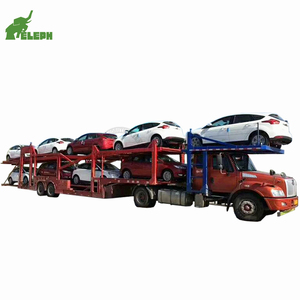 Semi-<span class=keywords><strong>remorque</strong></span> <span class=keywords><strong>porte</strong></span>-voitures de type squelette robuste de marque, 8 à 12 voitures, avec pneus - Product Image 4