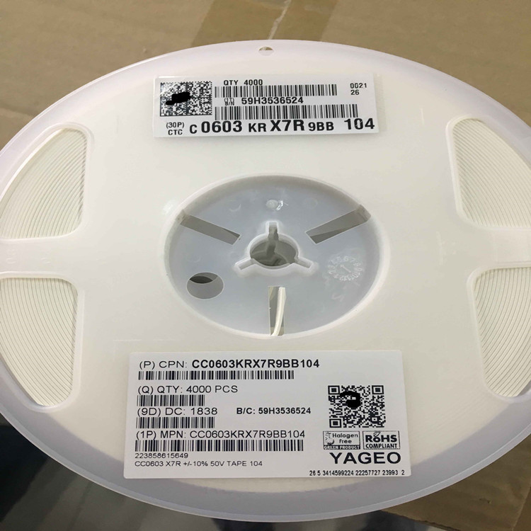 Пассивные компоненты RC серии 0603 SMD 0,1 W 4,99 kOhms 1% толстопленочный чип резистор RC0603FR-074K99L