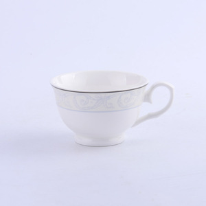 Vajilla de Porcelana de Cerámica de Lujo con Borde Plateado Blanco para Hotel y Restaurante, Juego de Vajilla para Bodas - Product Image 3