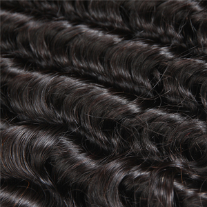 Los ángeles cutícula alineada Remy al por mayor Borgoña pelo Remy de onda profunda - Product Image 5