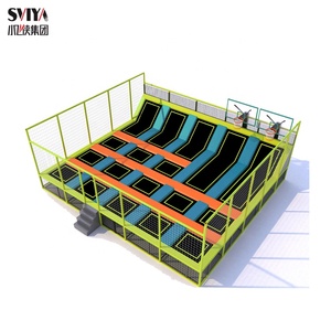 Grand château de saut à l'élastique Plan d'affaires Salle de sport Trampoline Parc Équipement <span class=keywords><strong>Prix</strong></span> fournisseur - Product Image 3