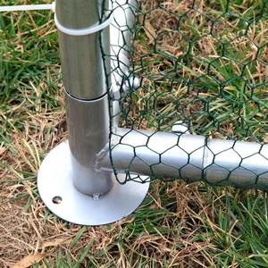 Fabricación profesional vender directamente al aire libre grande de Metal Rabbit Hutch Guinea cerdo pollo pluma correr - Product Image 6