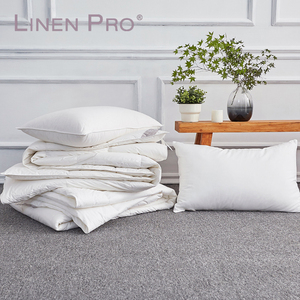 Commercio all'ingrosso di Lusso Hotel 5 Stelle <span class=keywords><strong>Biancheria</strong></span> <span class=keywords><strong>Da</strong></span> <span class=keywords><strong>Letto</strong></span> Foglio di Cotone 100% Trapuntato Doppia Anatra Piuma D'oca Piumino Set - Product Image 1