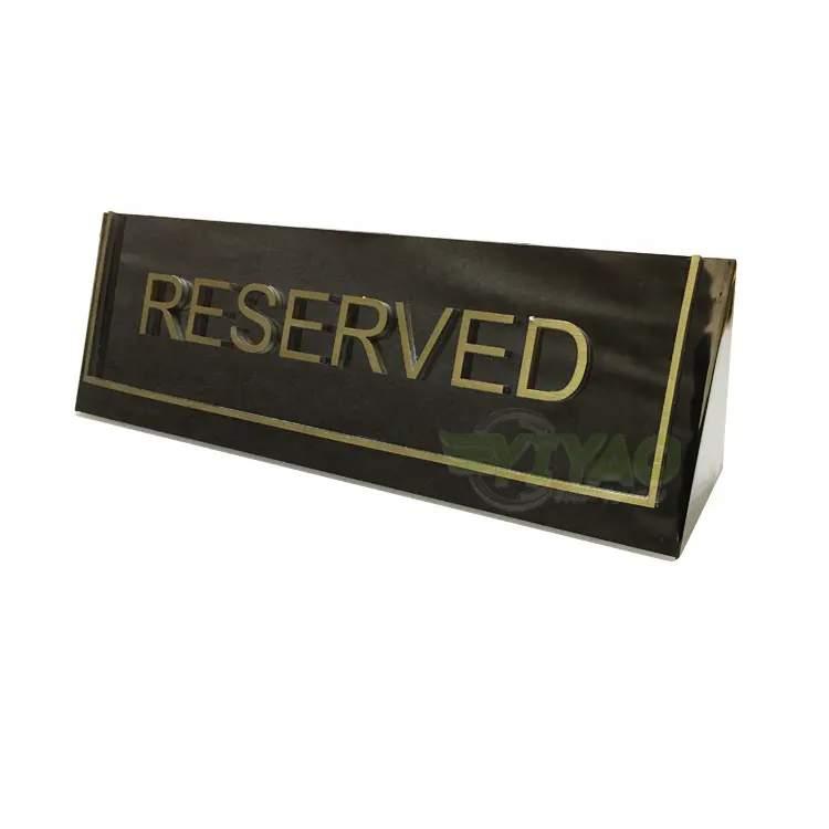 YIYAO cheap custom table sign  reserved signs