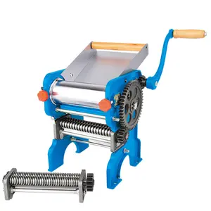 Máquina laminadora de masa manual de mesa, acero inoxidable, para uso doméstico