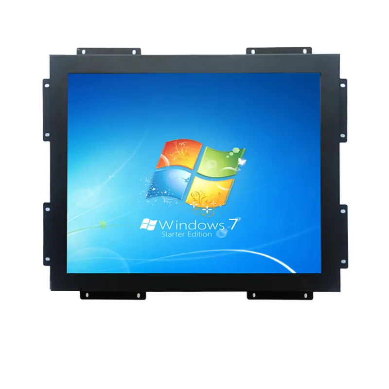 Metal case 10 10.4 12.1 15 17 19 21.5 Inch PCAP Touch Screen Monitor Industrial Open Frame Lcd Monitor