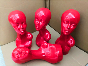 Manichino di Lusso a Testa d'Uovo con Collo Lungo per Esposizione <span class=keywords><strong>Parrucche</strong></span> e Sciarpe - Product Image 5