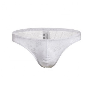 Precio barato de su logotipo sexy de encaje negro de etiqueta privada <span class=keywords><strong>calzoncillos</strong></span> para hombres - Product Image 3