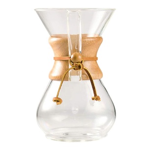 <span class=keywords><strong>Chemex</strong></span> de café de papel reutilizable taza 6 Pour por goteo de bambú de lujo de madera bandeja <span class=keywords><strong>Chemex</strong></span> goteo máquina de café - Product Image 1